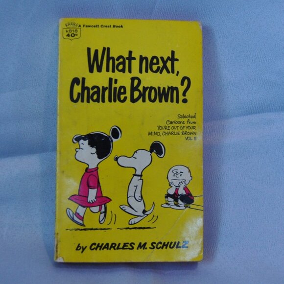 What's Next Charlie Brown Paperback Book - Picture 1 of 5